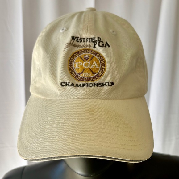 adidas Other - Vintage Adidas Westfield Junior‎ PGA Championship Golf Hat Cap Beige